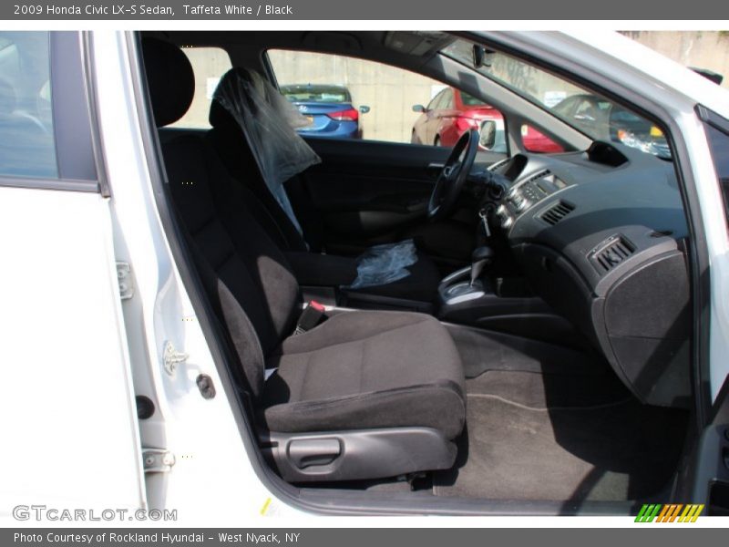 Taffeta White / Black 2009 Honda Civic LX-S Sedan