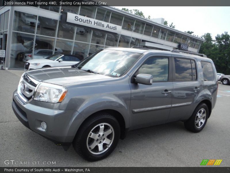 Sterling Gray Metallic / Gray 2009 Honda Pilot Touring 4WD