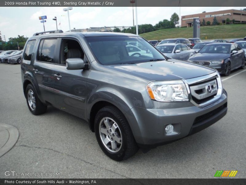 Sterling Gray Metallic / Gray 2009 Honda Pilot Touring 4WD
