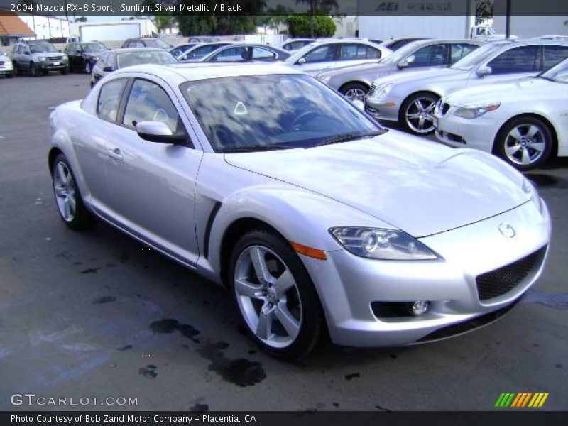 Sunlight Silver Metallic / Black 2004 Mazda RX-8 Sport