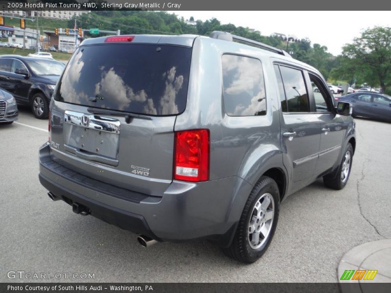 Sterling Gray Metallic / Gray 2009 Honda Pilot Touring 4WD