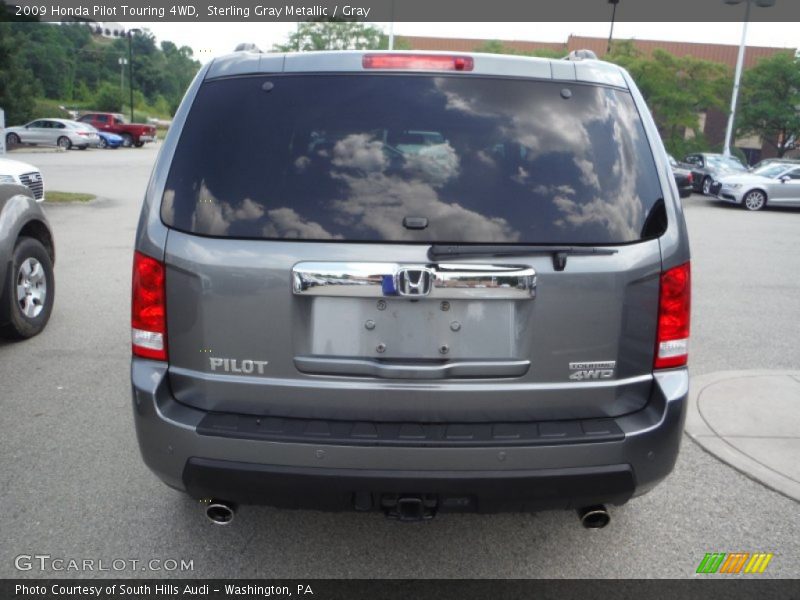 Sterling Gray Metallic / Gray 2009 Honda Pilot Touring 4WD