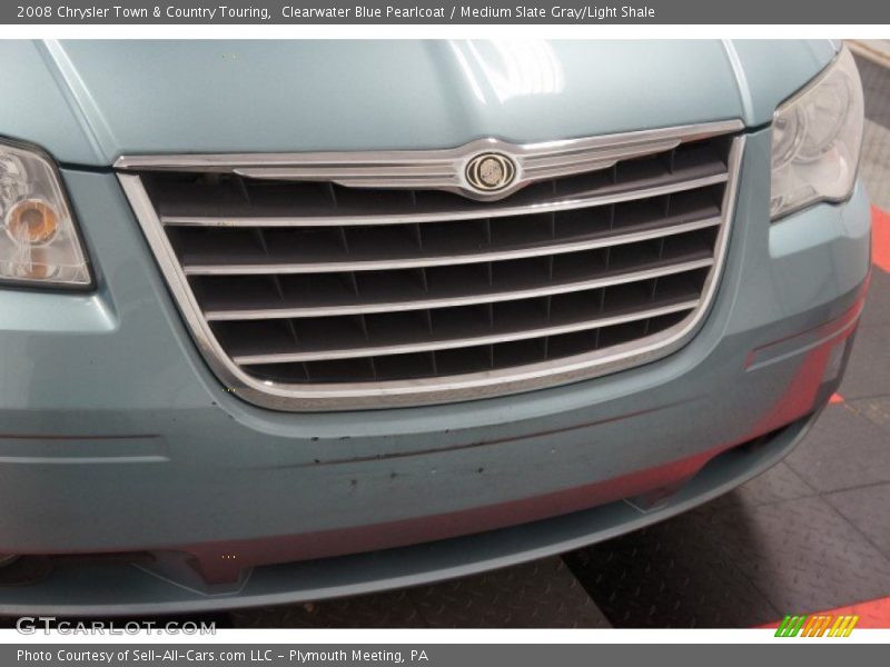 Clearwater Blue Pearlcoat / Medium Slate Gray/Light Shale 2008 Chrysler Town & Country Touring