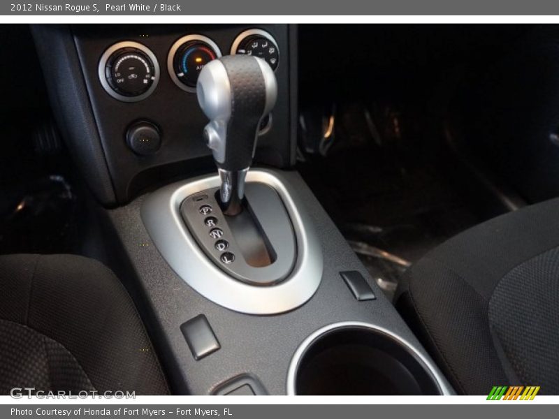 Pearl White / Black 2012 Nissan Rogue S