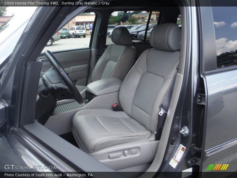 Sterling Gray Metallic / Gray 2009 Honda Pilot Touring 4WD