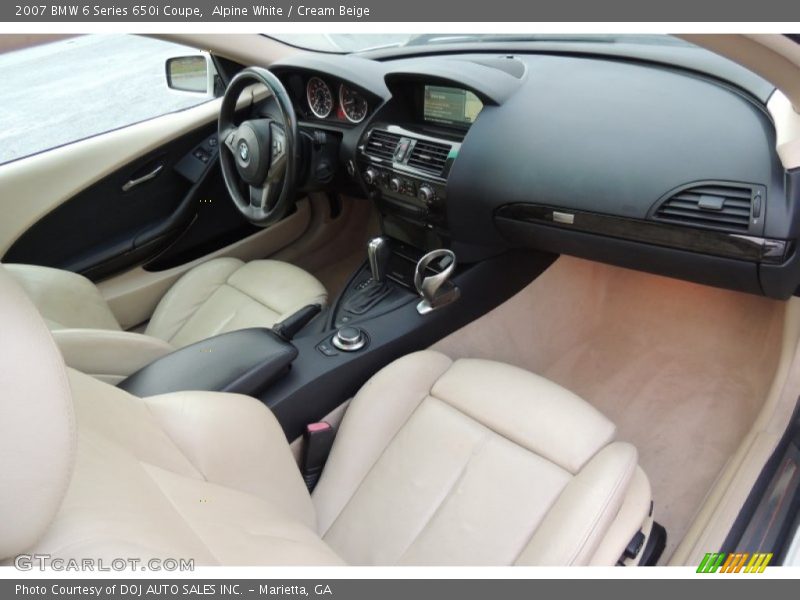 Dashboard of 2007 6 Series 650i Coupe