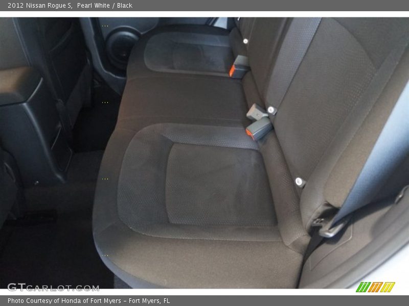 Pearl White / Black 2012 Nissan Rogue S