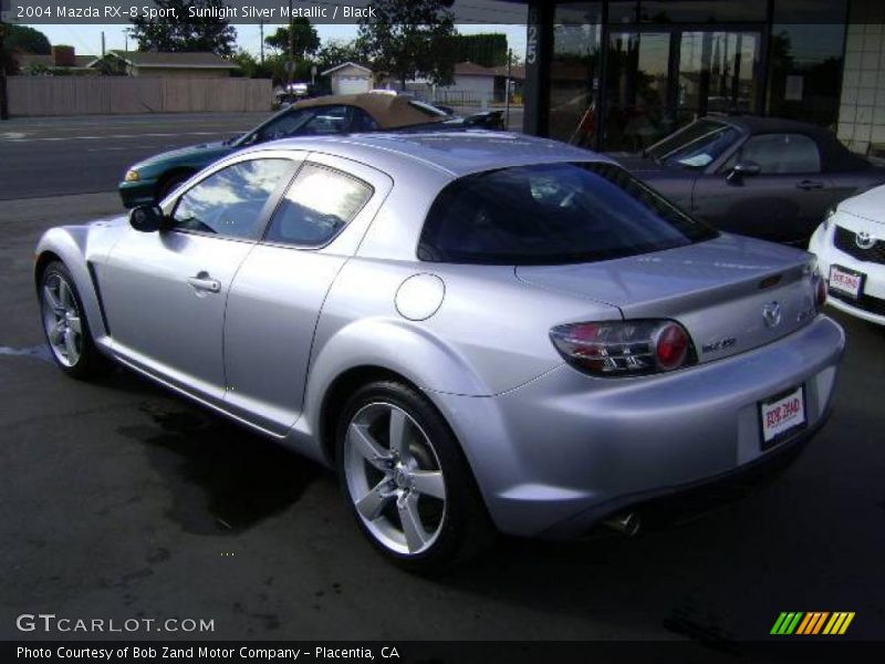 Sunlight Silver Metallic / Black 2004 Mazda RX-8 Sport