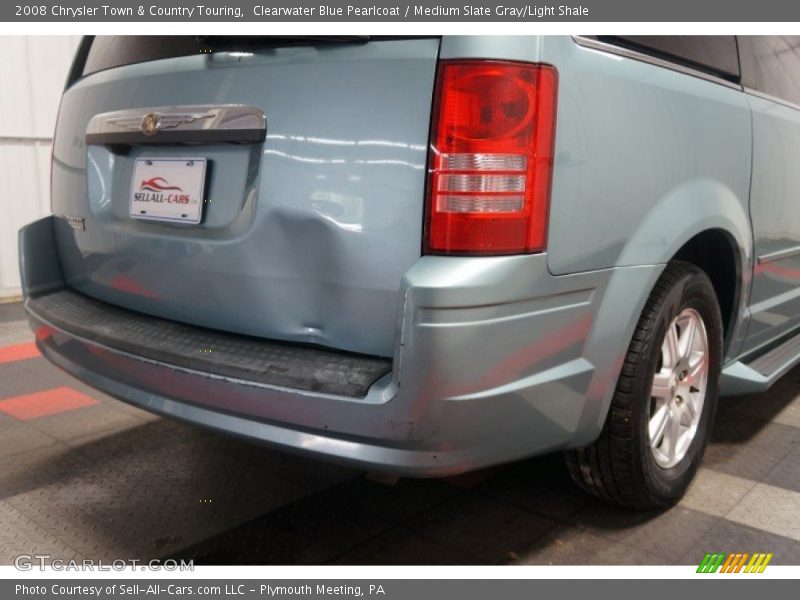 Clearwater Blue Pearlcoat / Medium Slate Gray/Light Shale 2008 Chrysler Town & Country Touring