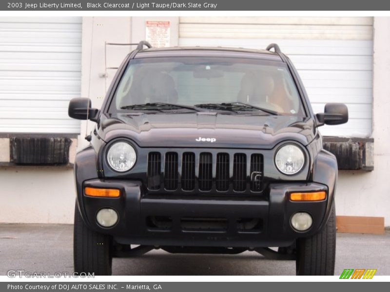 Black Clearcoat / Light Taupe/Dark Slate Gray 2003 Jeep Liberty Limited