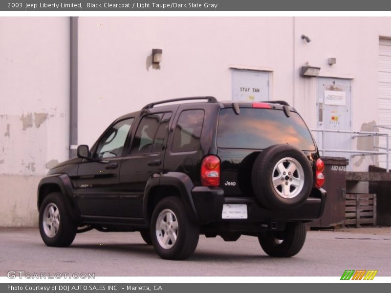 Black Clearcoat / Light Taupe/Dark Slate Gray 2003 Jeep Liberty Limited