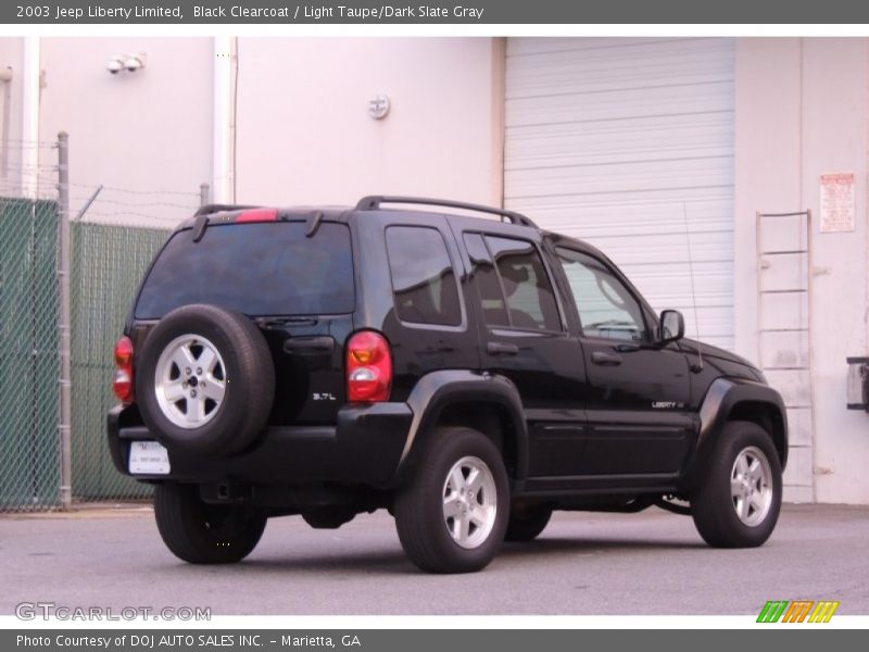 Black Clearcoat / Light Taupe/Dark Slate Gray 2003 Jeep Liberty Limited