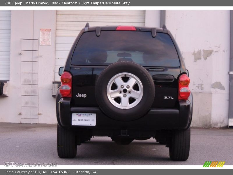Black Clearcoat / Light Taupe/Dark Slate Gray 2003 Jeep Liberty Limited