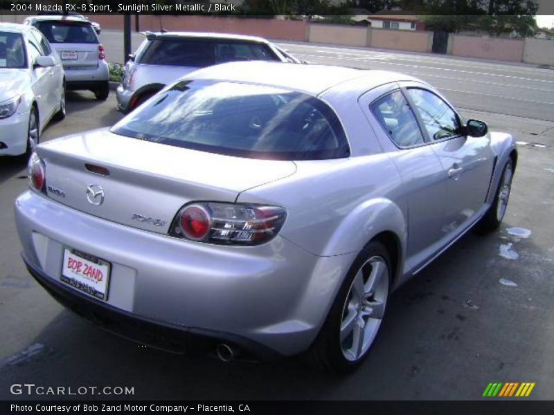 Sunlight Silver Metallic / Black 2004 Mazda RX-8 Sport