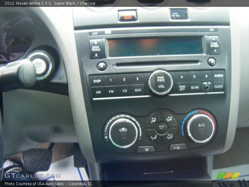 Super Black / Charcoal 2012 Nissan Altima 2.5 S
