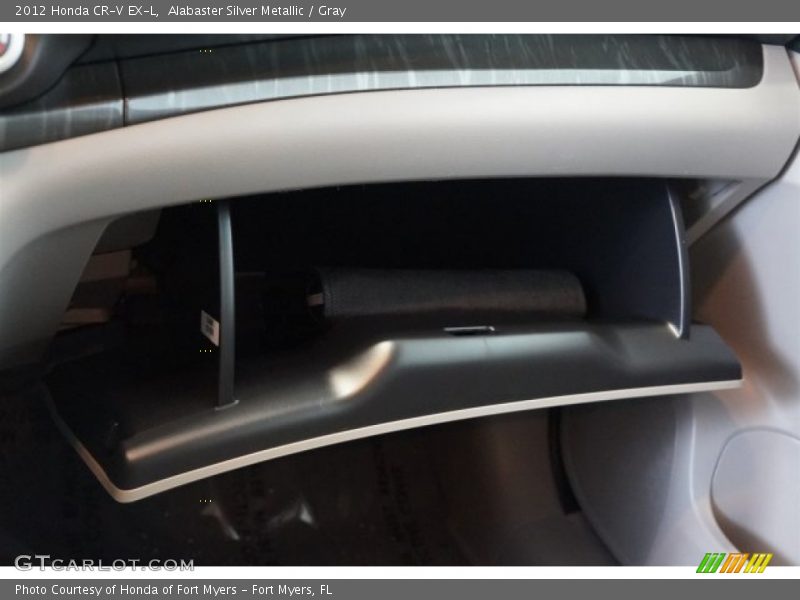 Alabaster Silver Metallic / Gray 2012 Honda CR-V EX-L