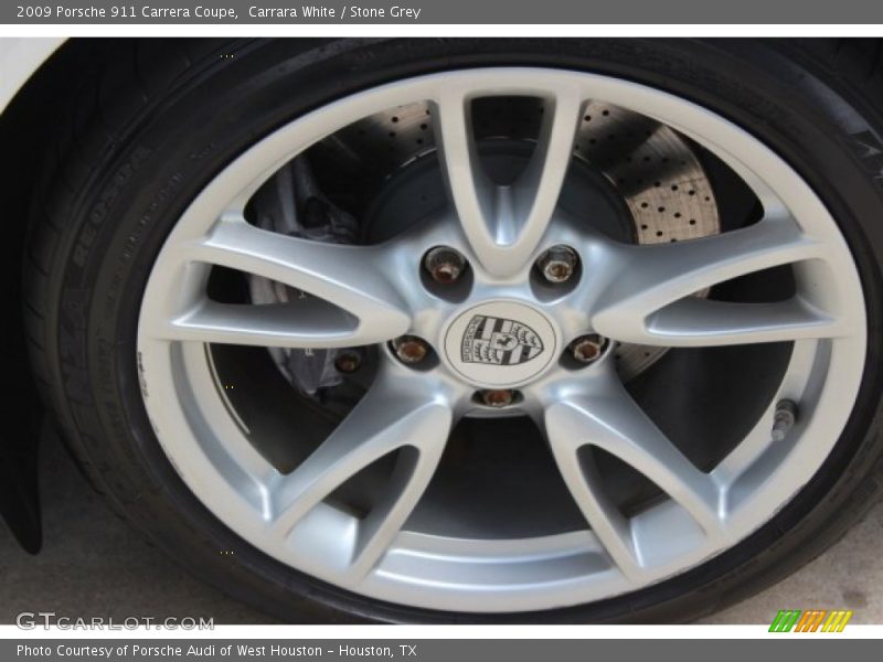 Carrara White / Stone Grey 2009 Porsche 911 Carrera Coupe