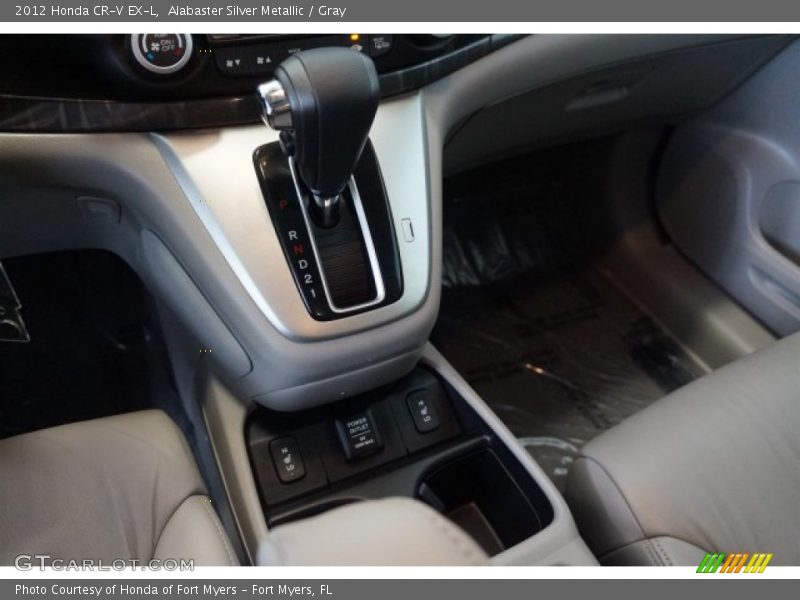 Alabaster Silver Metallic / Gray 2012 Honda CR-V EX-L
