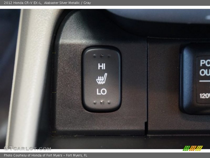 Alabaster Silver Metallic / Gray 2012 Honda CR-V EX-L
