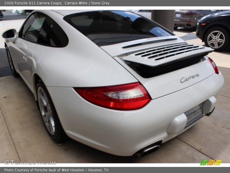 Carrara White / Stone Grey 2009 Porsche 911 Carrera Coupe