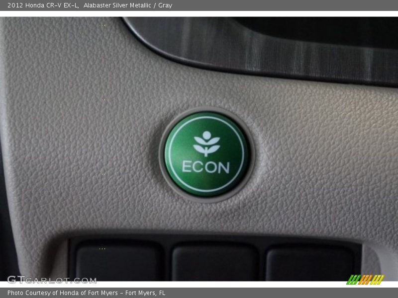Alabaster Silver Metallic / Gray 2012 Honda CR-V EX-L