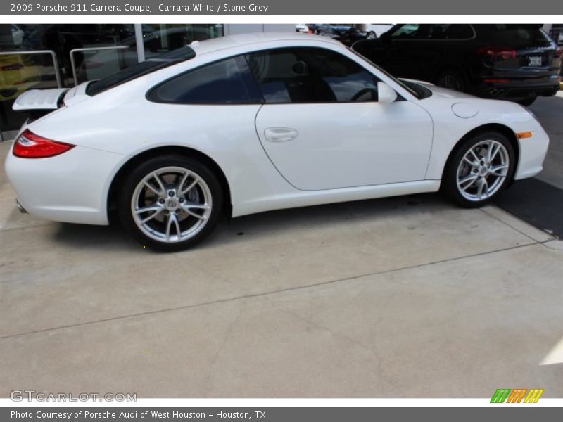 Carrara White / Stone Grey 2009 Porsche 911 Carrera Coupe