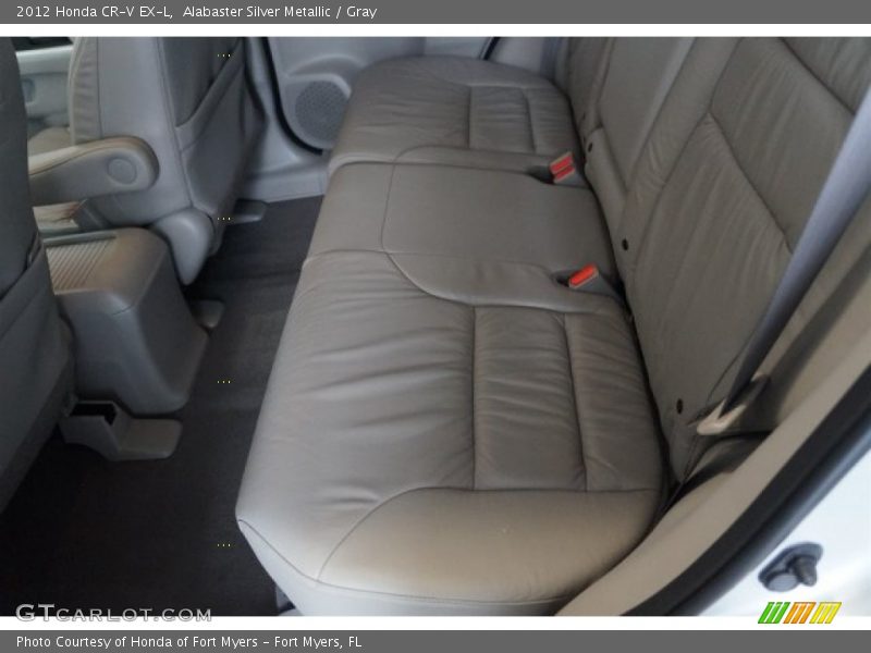 Alabaster Silver Metallic / Gray 2012 Honda CR-V EX-L