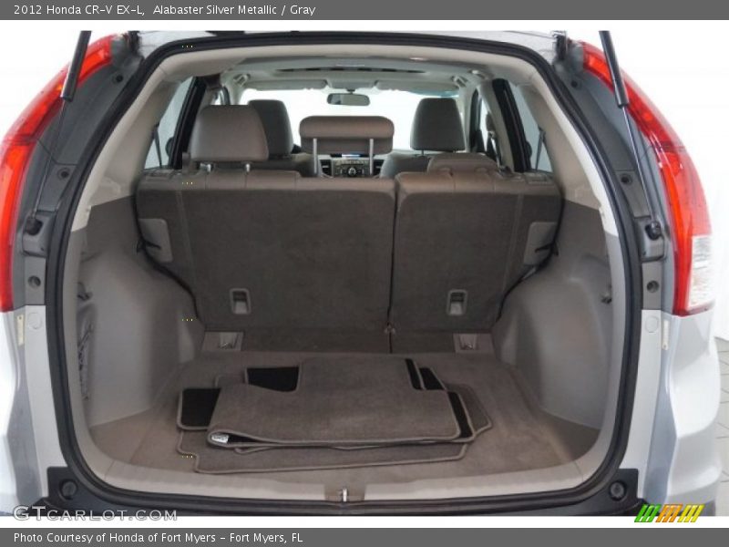 Alabaster Silver Metallic / Gray 2012 Honda CR-V EX-L