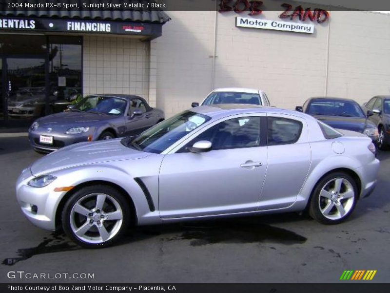 Sunlight Silver Metallic / Black 2004 Mazda RX-8 Sport
