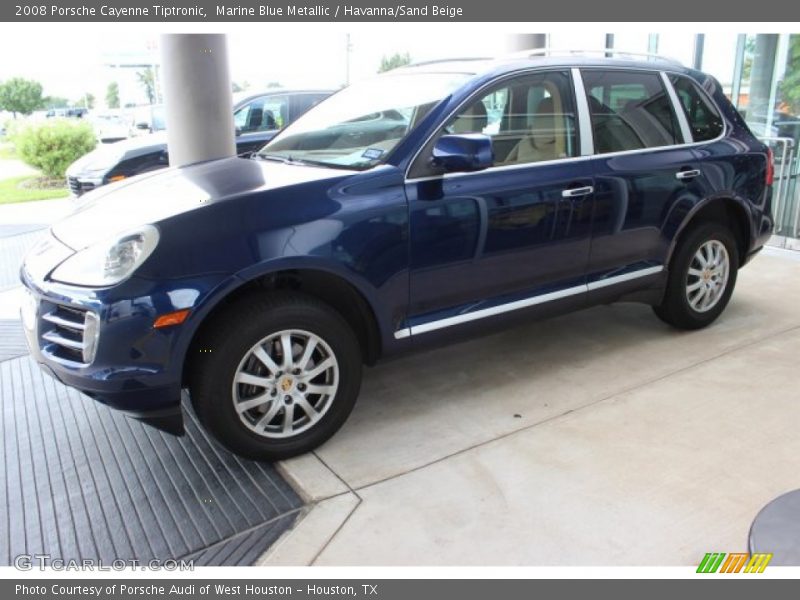 Marine Blue Metallic / Havanna/Sand Beige 2008 Porsche Cayenne Tiptronic