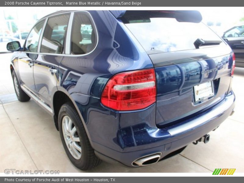 Marine Blue Metallic / Havanna/Sand Beige 2008 Porsche Cayenne Tiptronic