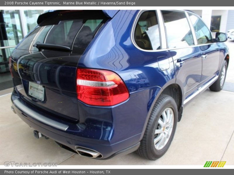 Marine Blue Metallic / Havanna/Sand Beige 2008 Porsche Cayenne Tiptronic