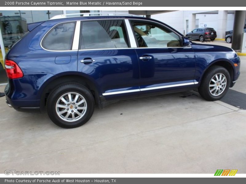 Marine Blue Metallic / Havanna/Sand Beige 2008 Porsche Cayenne Tiptronic
