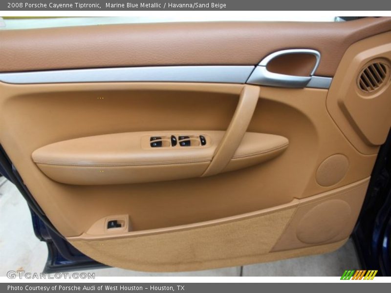 Marine Blue Metallic / Havanna/Sand Beige 2008 Porsche Cayenne Tiptronic