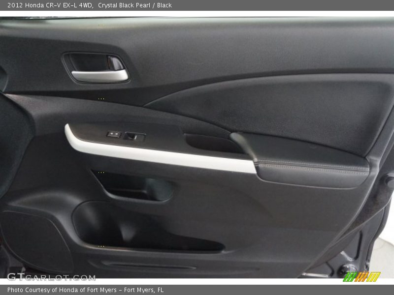 Crystal Black Pearl / Black 2012 Honda CR-V EX-L 4WD