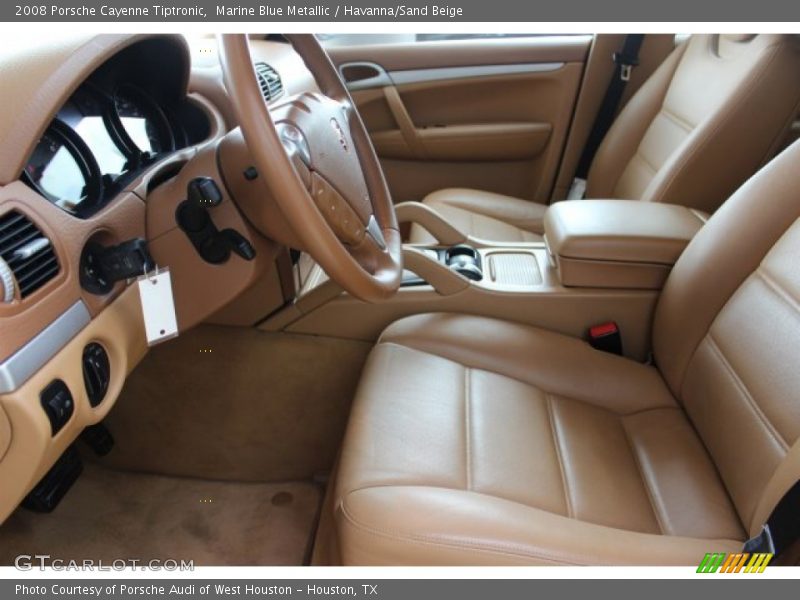 Marine Blue Metallic / Havanna/Sand Beige 2008 Porsche Cayenne Tiptronic