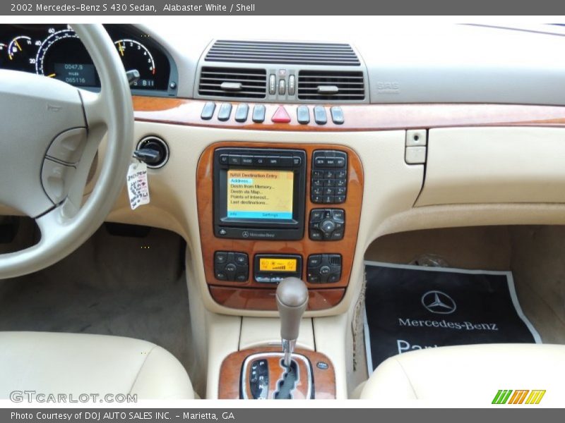 Alabaster White / Shell 2002 Mercedes-Benz S 430 Sedan