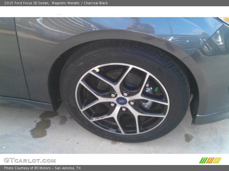Magnetic Metallic / Charcoal Black 2015 Ford Focus SE Sedan