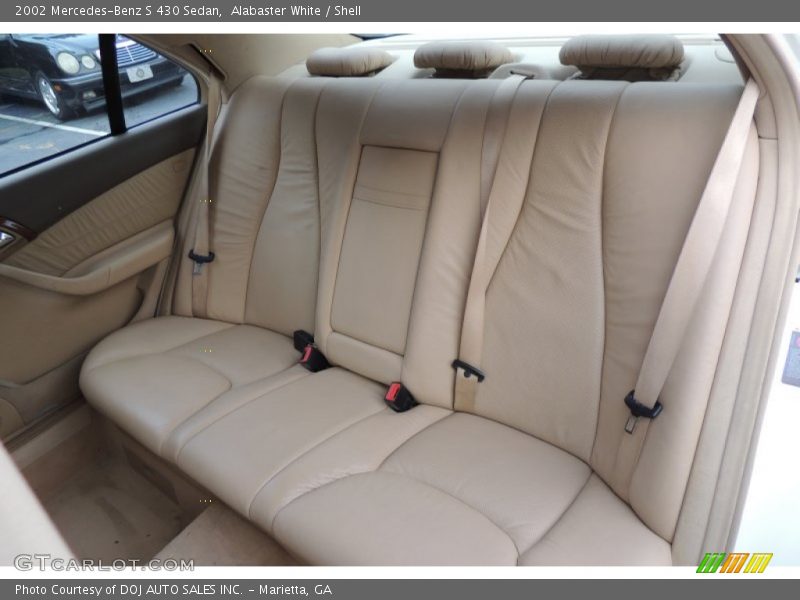 Alabaster White / Shell 2002 Mercedes-Benz S 430 Sedan