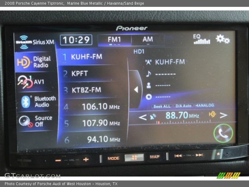 Marine Blue Metallic / Havanna/Sand Beige 2008 Porsche Cayenne Tiptronic