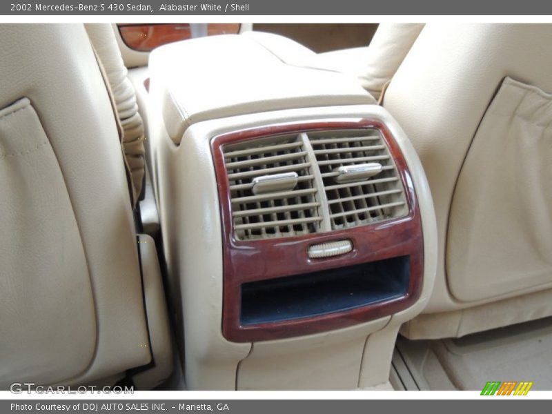 Alabaster White / Shell 2002 Mercedes-Benz S 430 Sedan