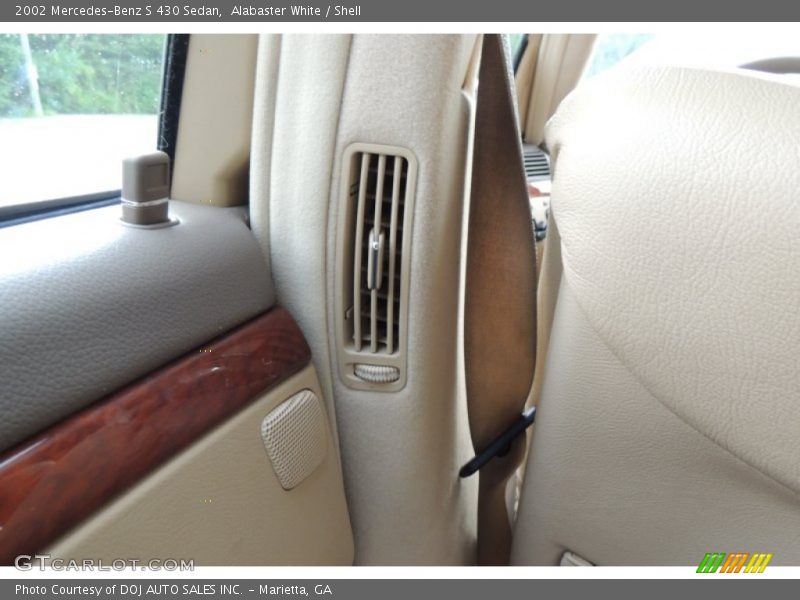 Alabaster White / Shell 2002 Mercedes-Benz S 430 Sedan