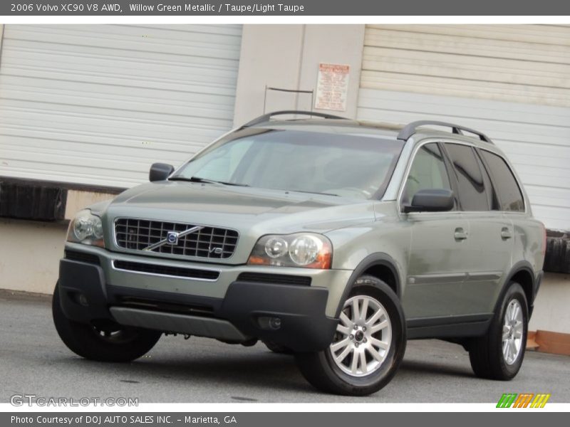 Willow Green Metallic / Taupe/Light Taupe 2006 Volvo XC90 V8 AWD