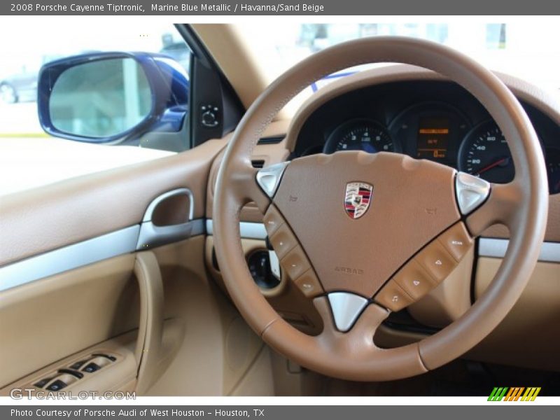 Marine Blue Metallic / Havanna/Sand Beige 2008 Porsche Cayenne Tiptronic