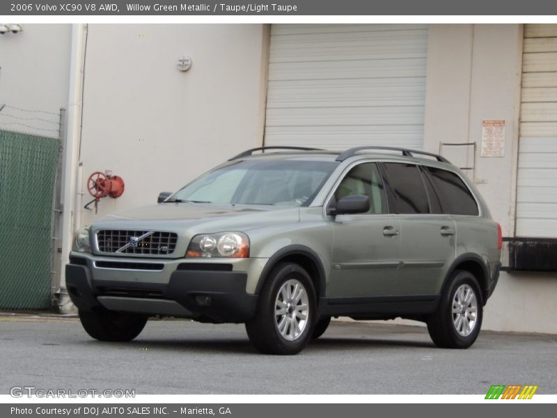 Willow Green Metallic / Taupe/Light Taupe 2006 Volvo XC90 V8 AWD