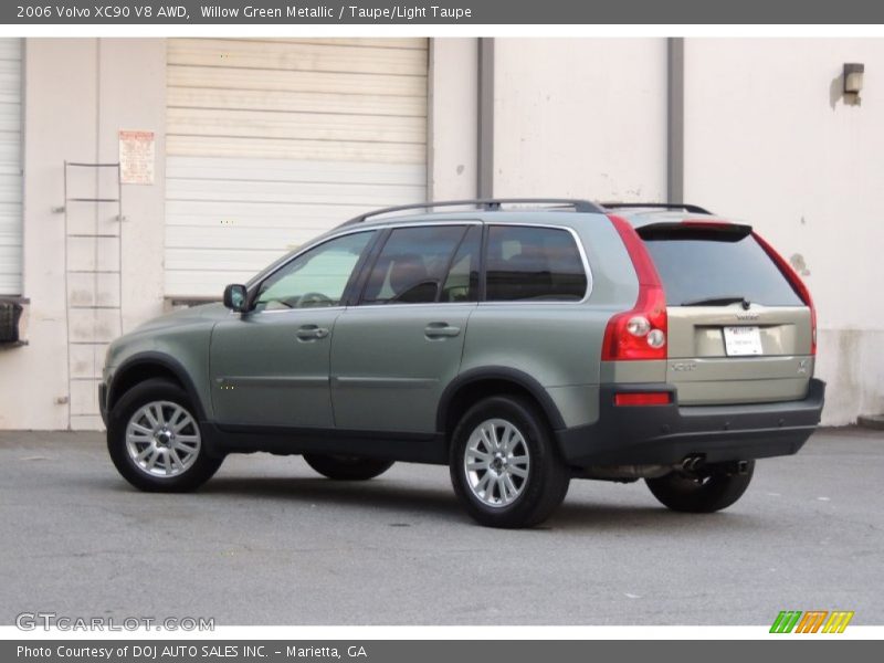Willow Green Metallic / Taupe/Light Taupe 2006 Volvo XC90 V8 AWD