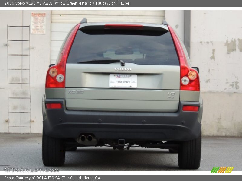 Willow Green Metallic / Taupe/Light Taupe 2006 Volvo XC90 V8 AWD