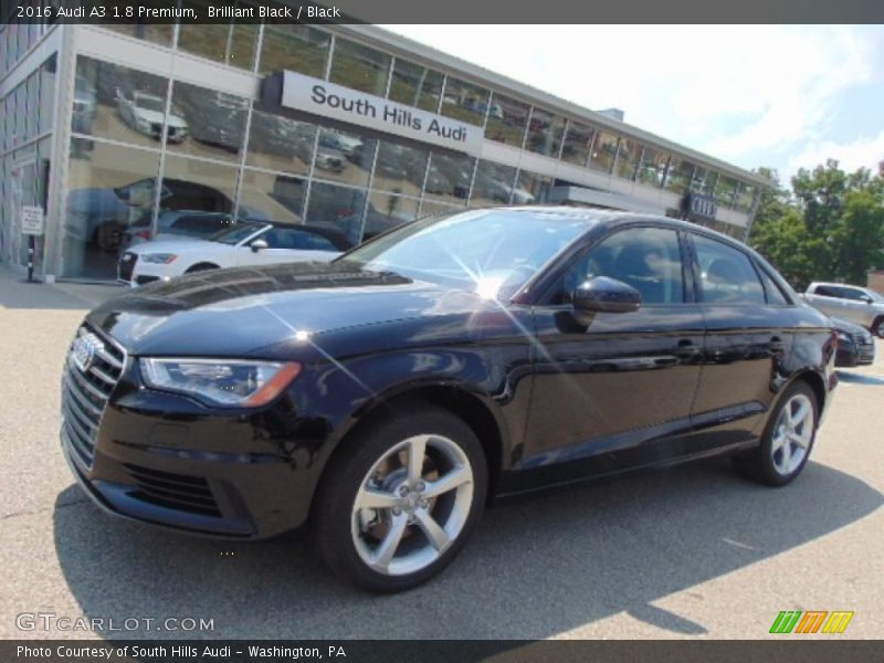Brilliant Black / Black 2016 Audi A3 1.8 Premium