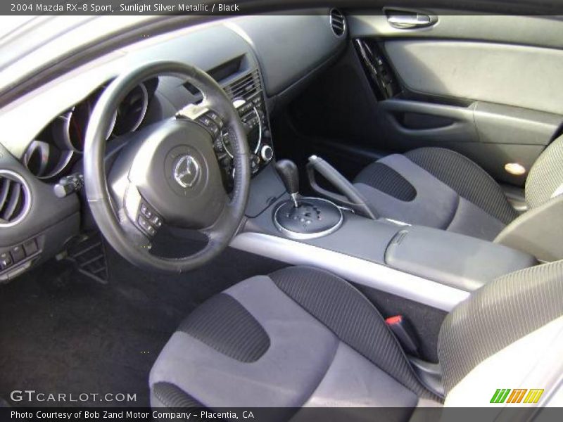 Sunlight Silver Metallic / Black 2004 Mazda RX-8 Sport
