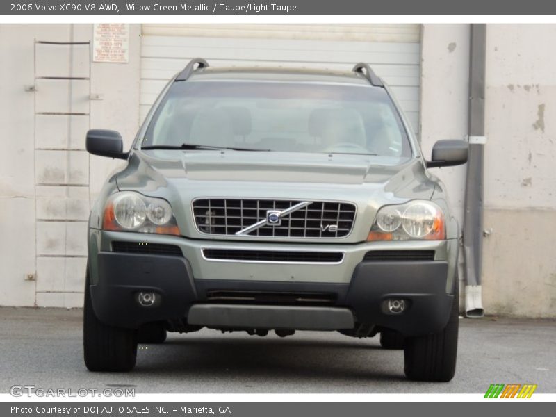 Willow Green Metallic / Taupe/Light Taupe 2006 Volvo XC90 V8 AWD